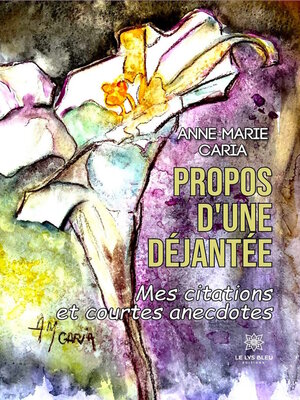 cover image of Propos d'une déjantée